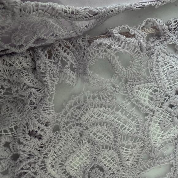 Saylor Adowa Lace Ruffle Mini Dress Women’s‎ Size Small Lavender Romantic Pastel - Picture 15 of 15